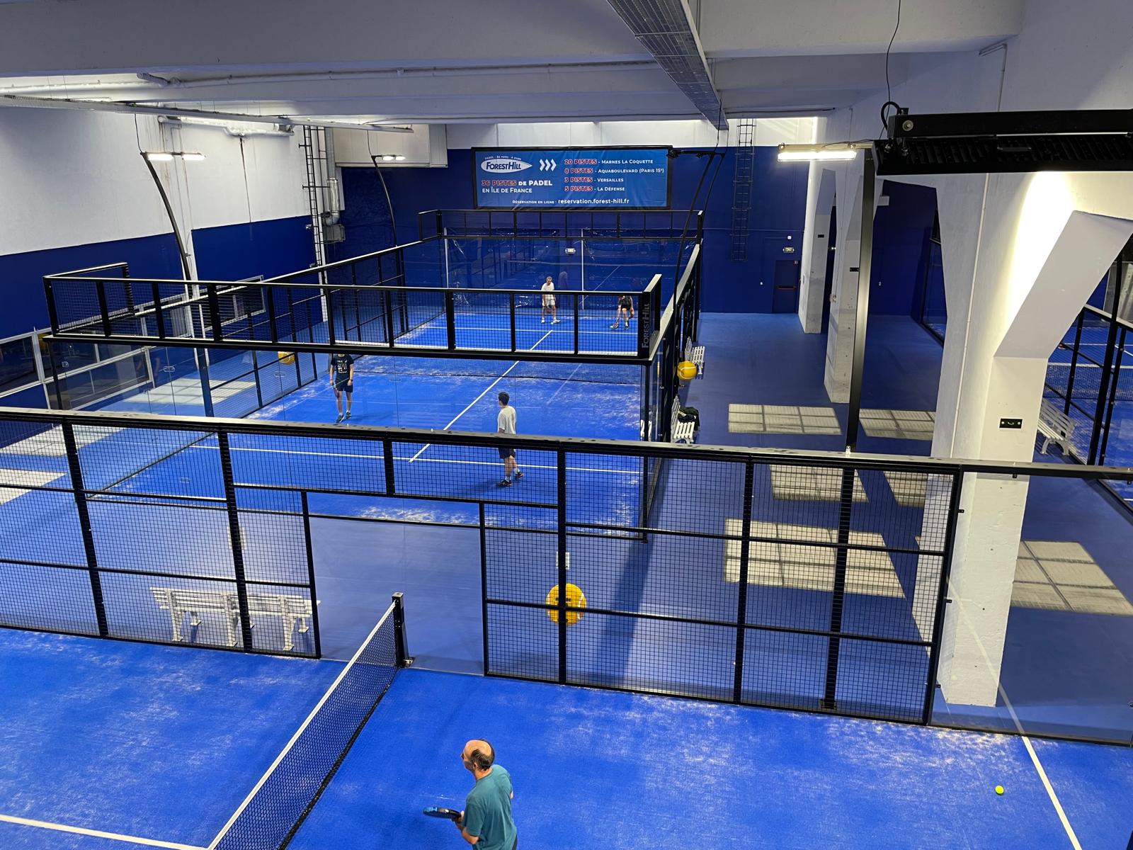 Forest Hill Versailles : 3 nouvelles pistes de padel portent le total à 36 pistes pour Forest Hill - Forest Hill