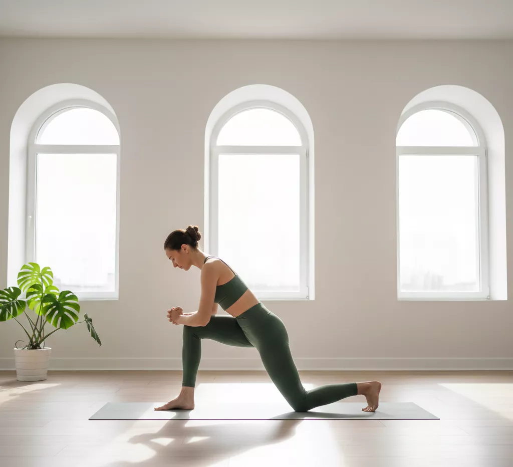 Femme zen cours de streching chez Forest Hill