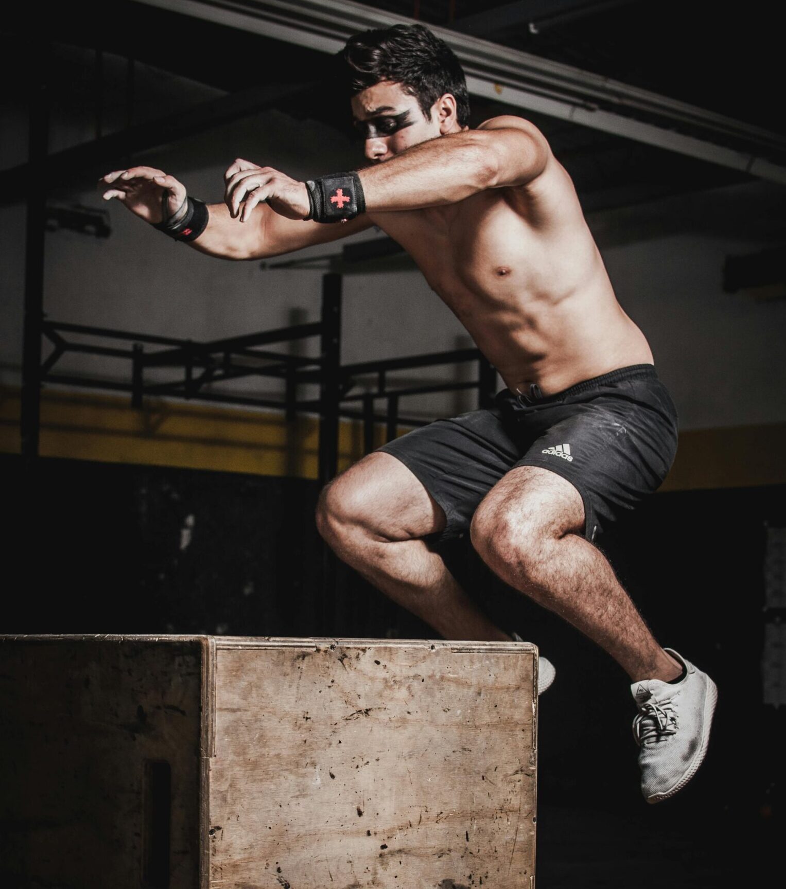 Séance de cross training avec saut